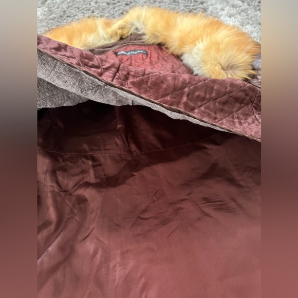 House of Leather Jacket with Genuine Fox Fur Collar – Vintage - Picture 11 of 16